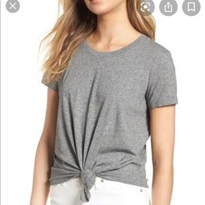 Madewell knot tshirt